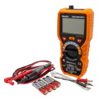 Digital multimeter True RMS 1000V/10A w/protective rubber